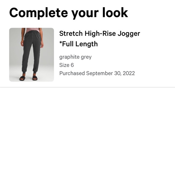lululemon athletica Pants - Lululemon Stretch High Rise Jogger -Barely worn